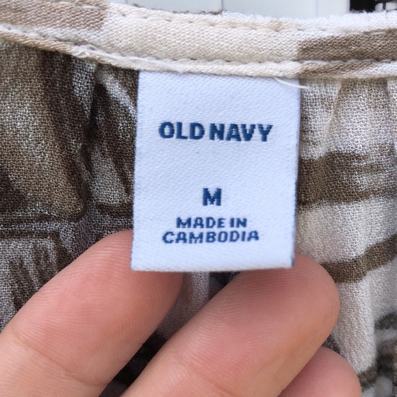 Worn once! OLD NAVY Faux Wrap Long Sleeve Dress - Picture 2 of 7